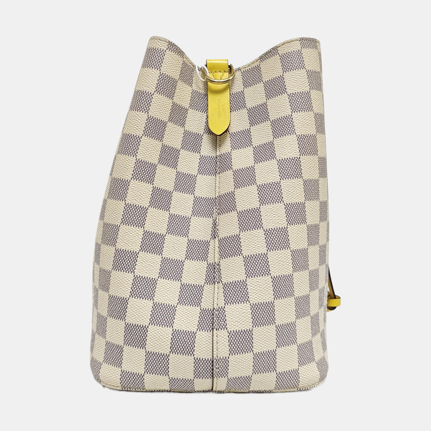 NÉONOÉ MM Damier Azur Coated Canvas White