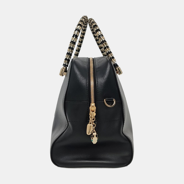 SERPENTI SCAGLIE Calfskin Black