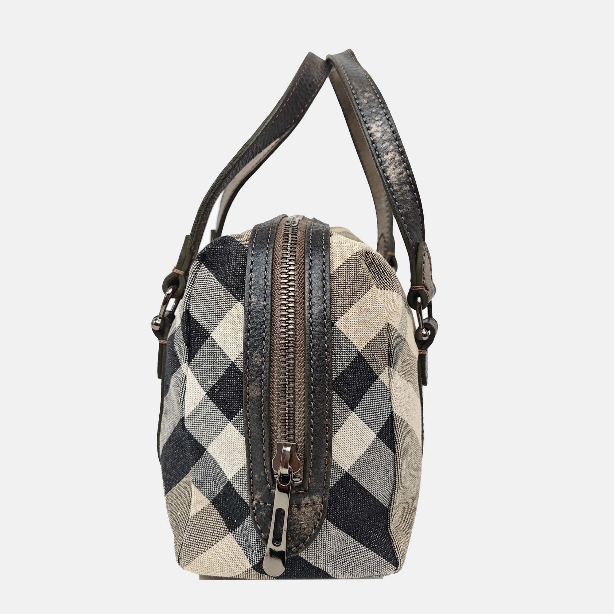 Canvas Top Handle Bag Gray