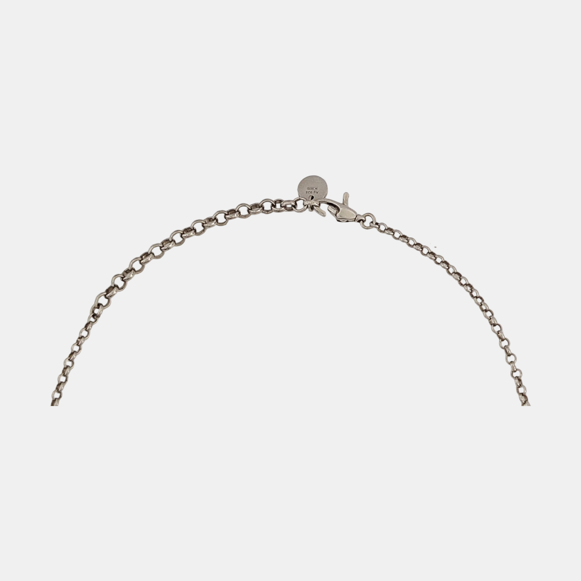 Interlocking G 925 Sterling Silver Necklace