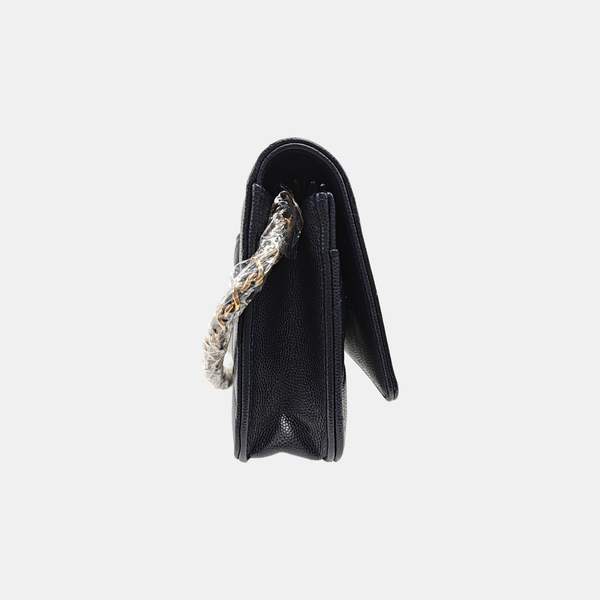 WOC Quilted Grained Calfskin Black