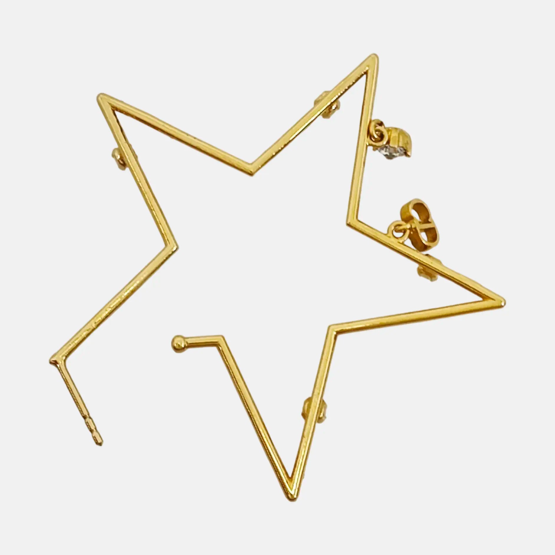 Metal Gold Earrings