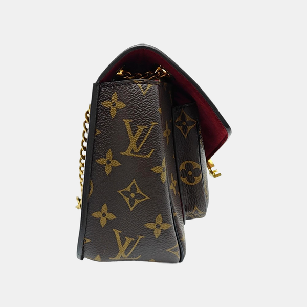 PASSY Monogram Coated Canvas Brown