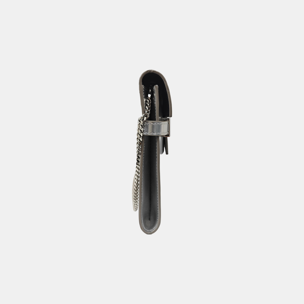 MANHATTAN Medium Calfskin Silver