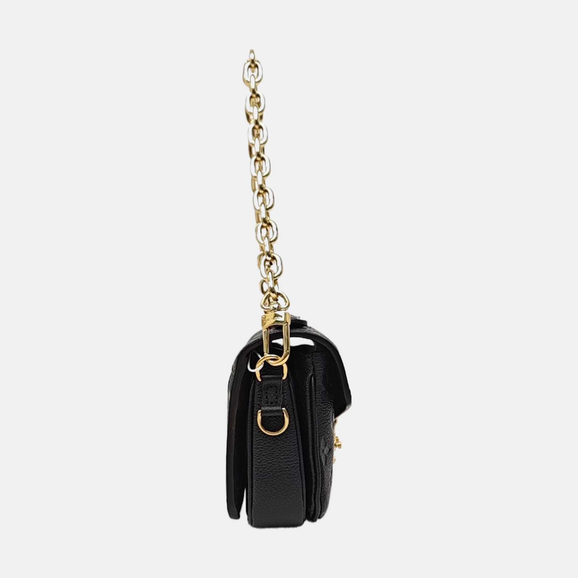 MÉTIS EAST WEST Monogram Calfskin Black