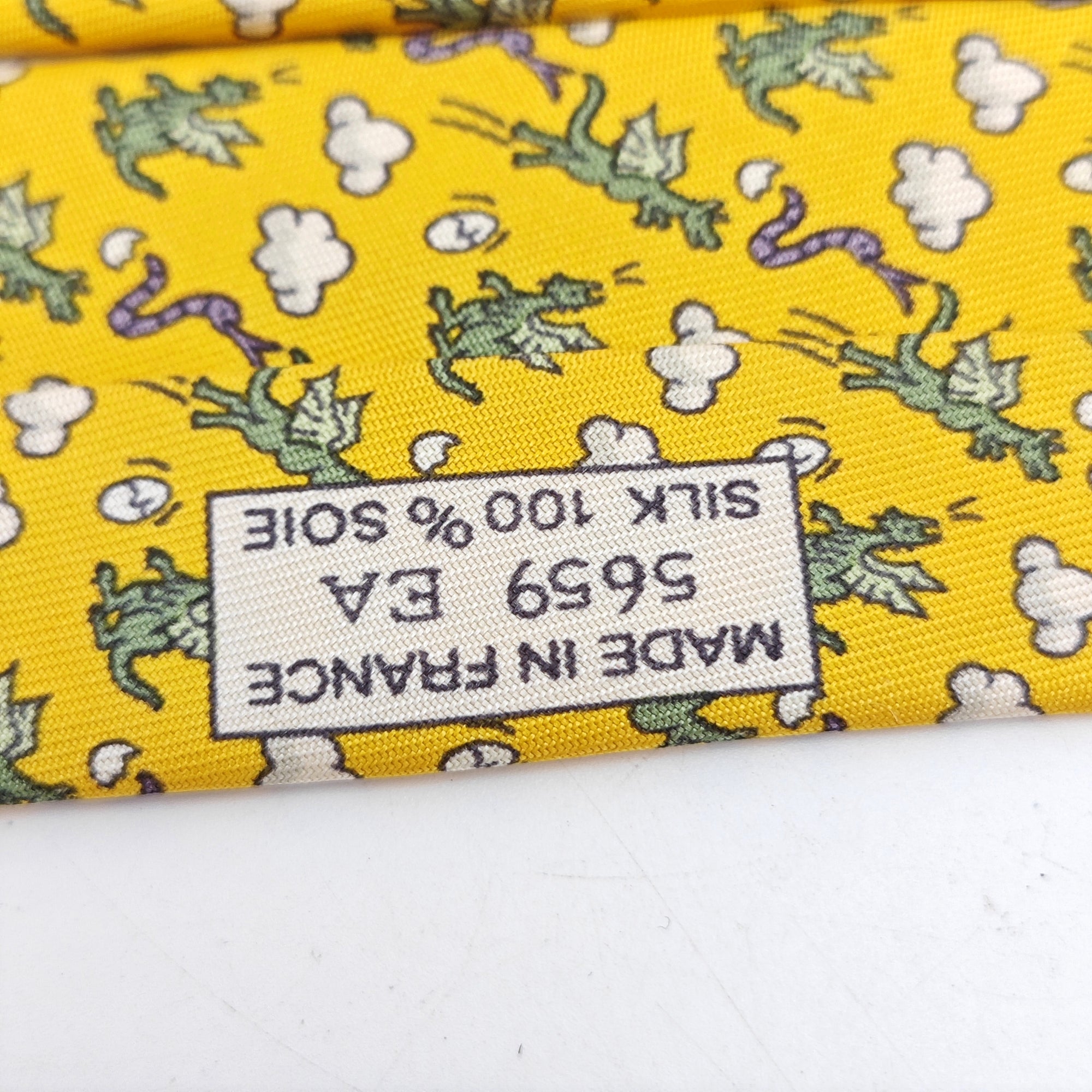Mulberry Silk Tie Yellow