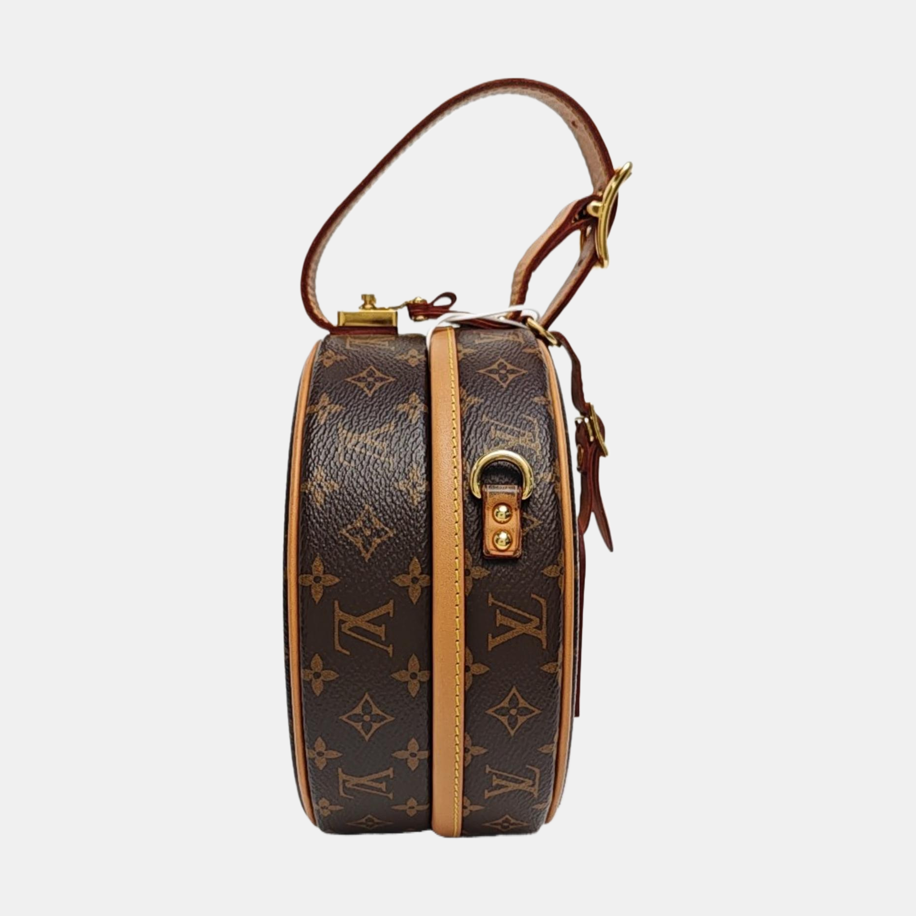 BOITE CHAPEAU PM Monogram Coated Canvas Brown