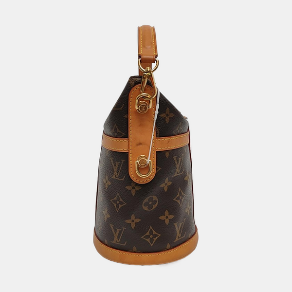 DUFFLE Monogram Coated Canvas Brown