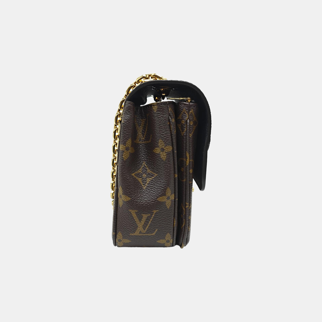 MARCEAU Monogram Coated Canvas Brown