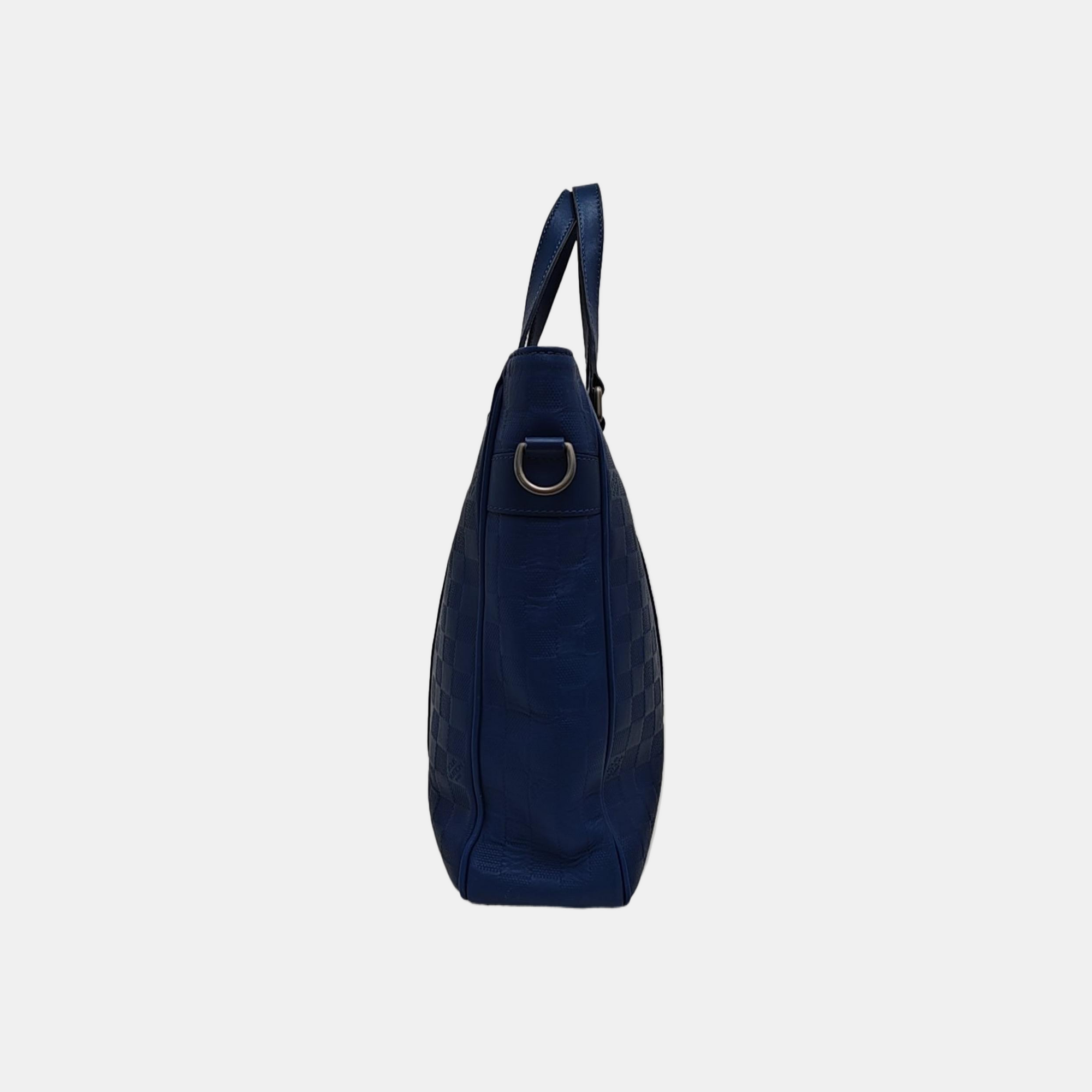TADAO PM Damier Calfskin Blue