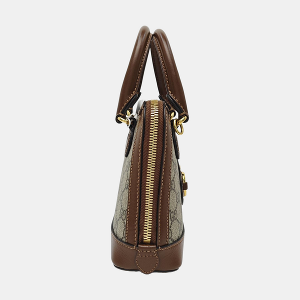 Horsebit 1955 Mini Coated Canvas Beige
