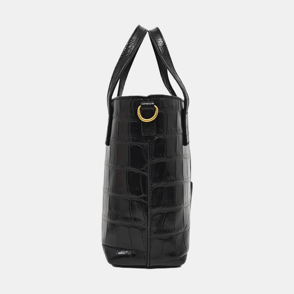 Calfskin Shoulder Bag Black