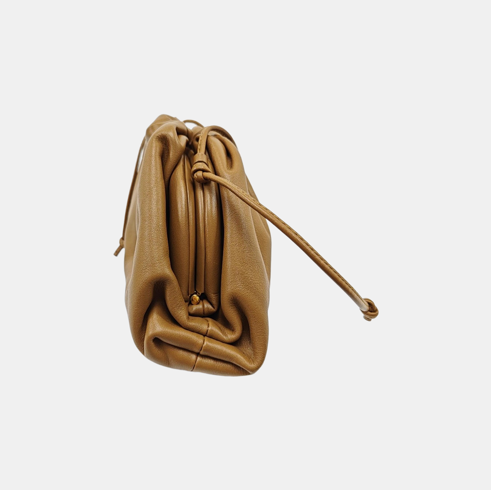 Authenticated pre-owned  The Pouch Mini Calfskin Brown - Shoulder Bag at Looply