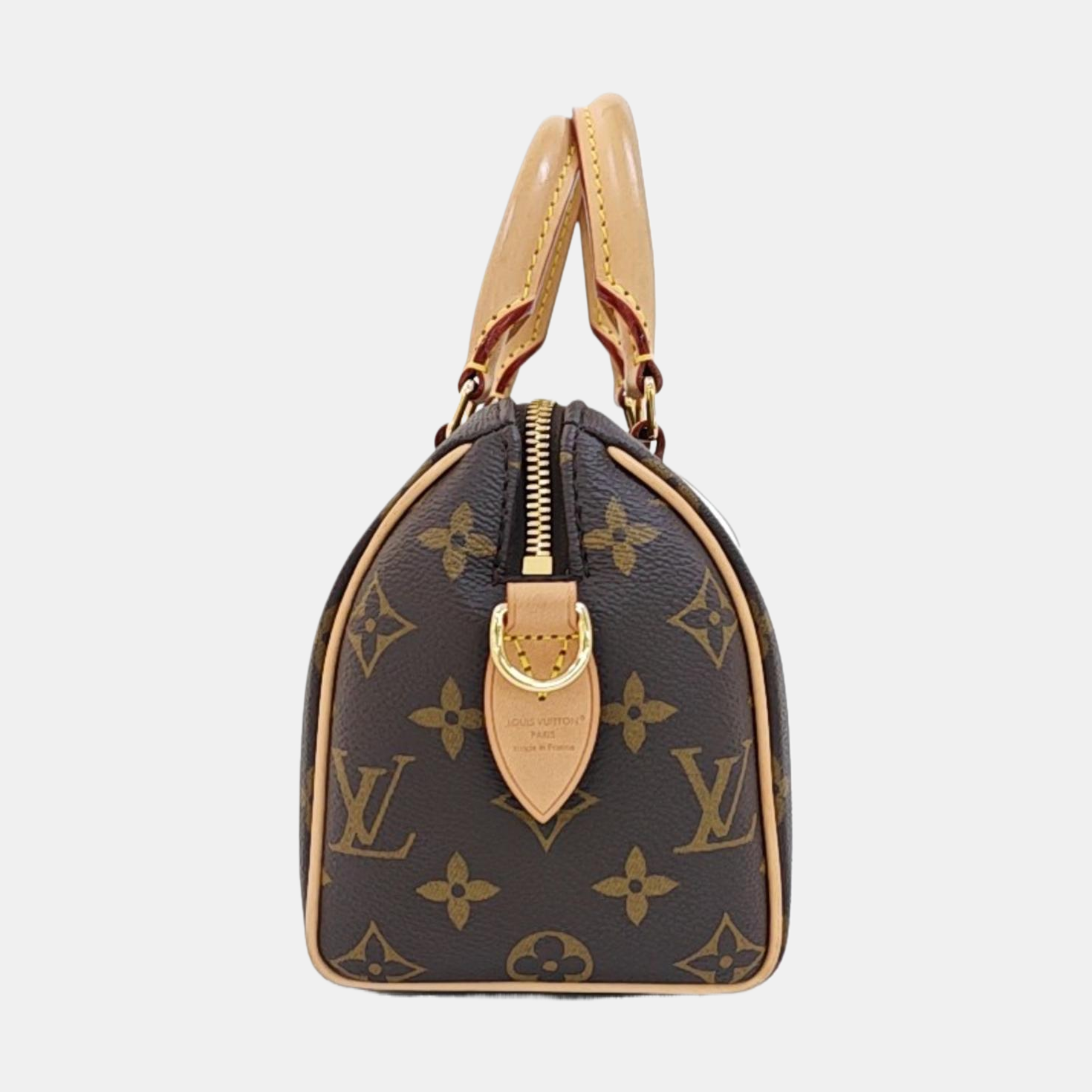 SPEEDY 20 Monogram Coated Canvas Brown