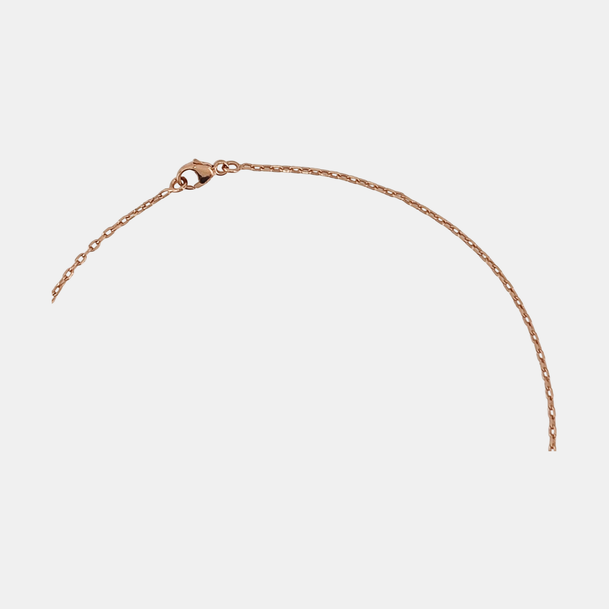 Pop H Metal Rose Gold Necklace