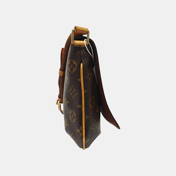 MUSETTE TANGO Monogram Coated Canvas Brown