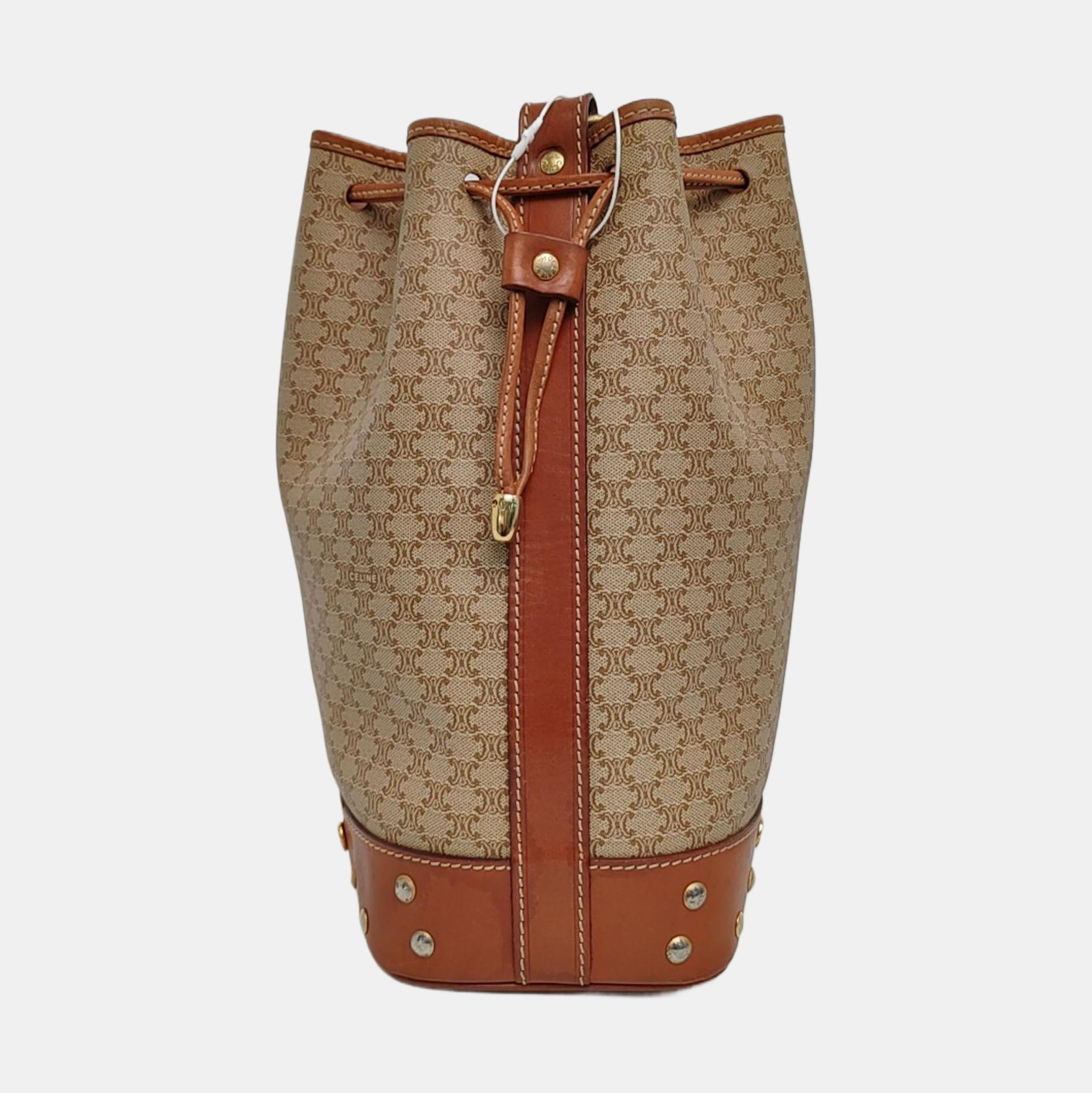 MACADAM BUCKET Coated Canvas Beige