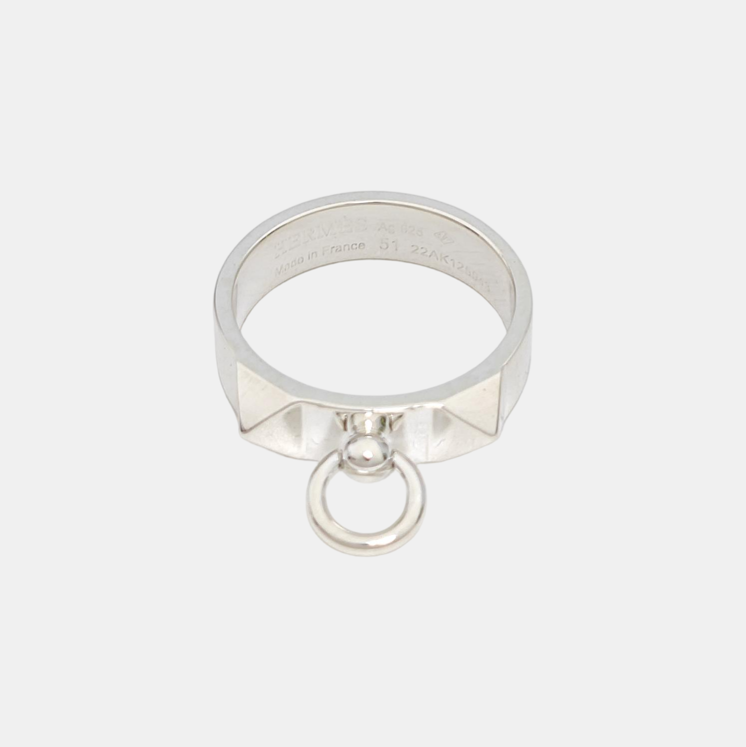 Collier De Chien 925 Sterling Silver Ring EU 51