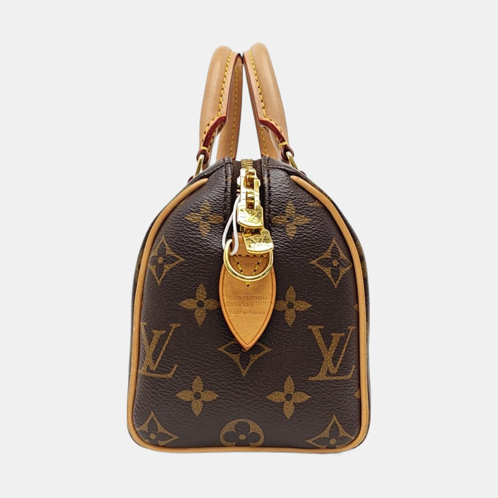SPEEDY 20 Monogram Coated Canvas Brown