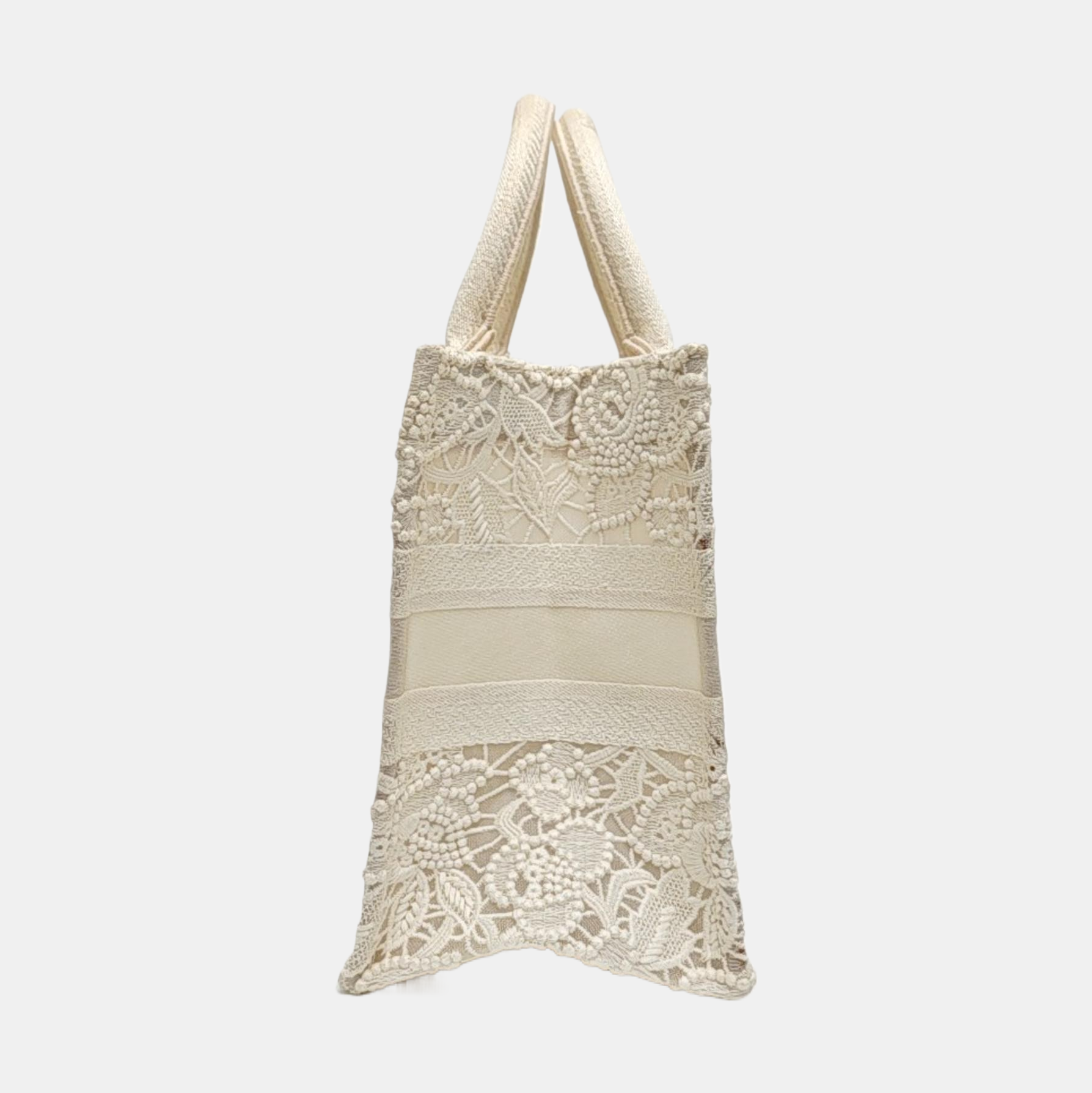 Book Tote Small Canvas White