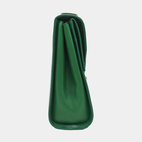 The Clip Calfskin Green