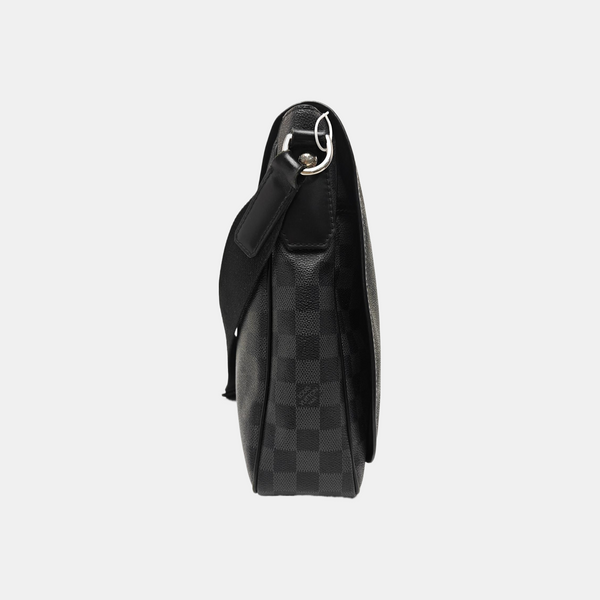 DANIEL Damier Graphite Coated Canvas Gray