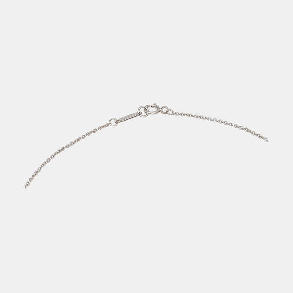 Tiffany Keys 18k White Gold Silver Necklace