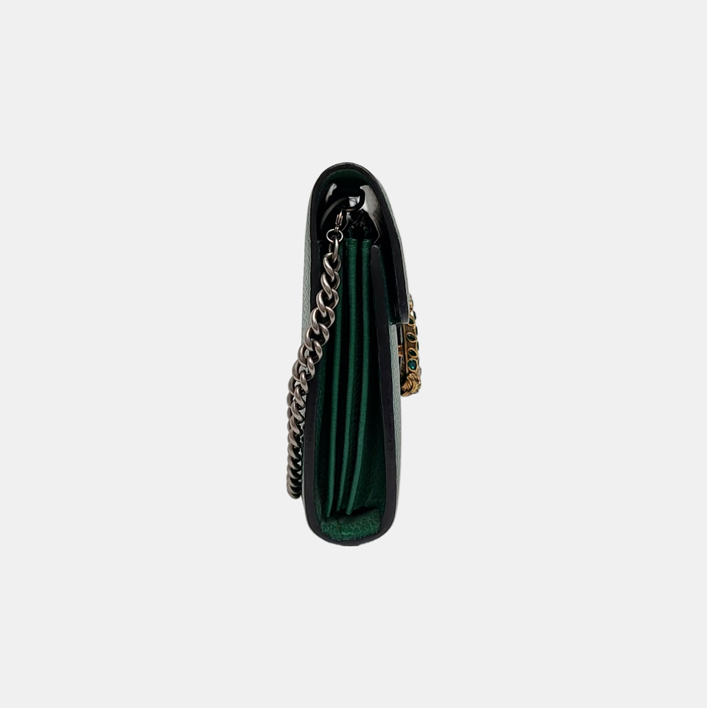Authenticated pre-owned  Dionysus Mini Calfskin Green - Crossbody Bag at Looply