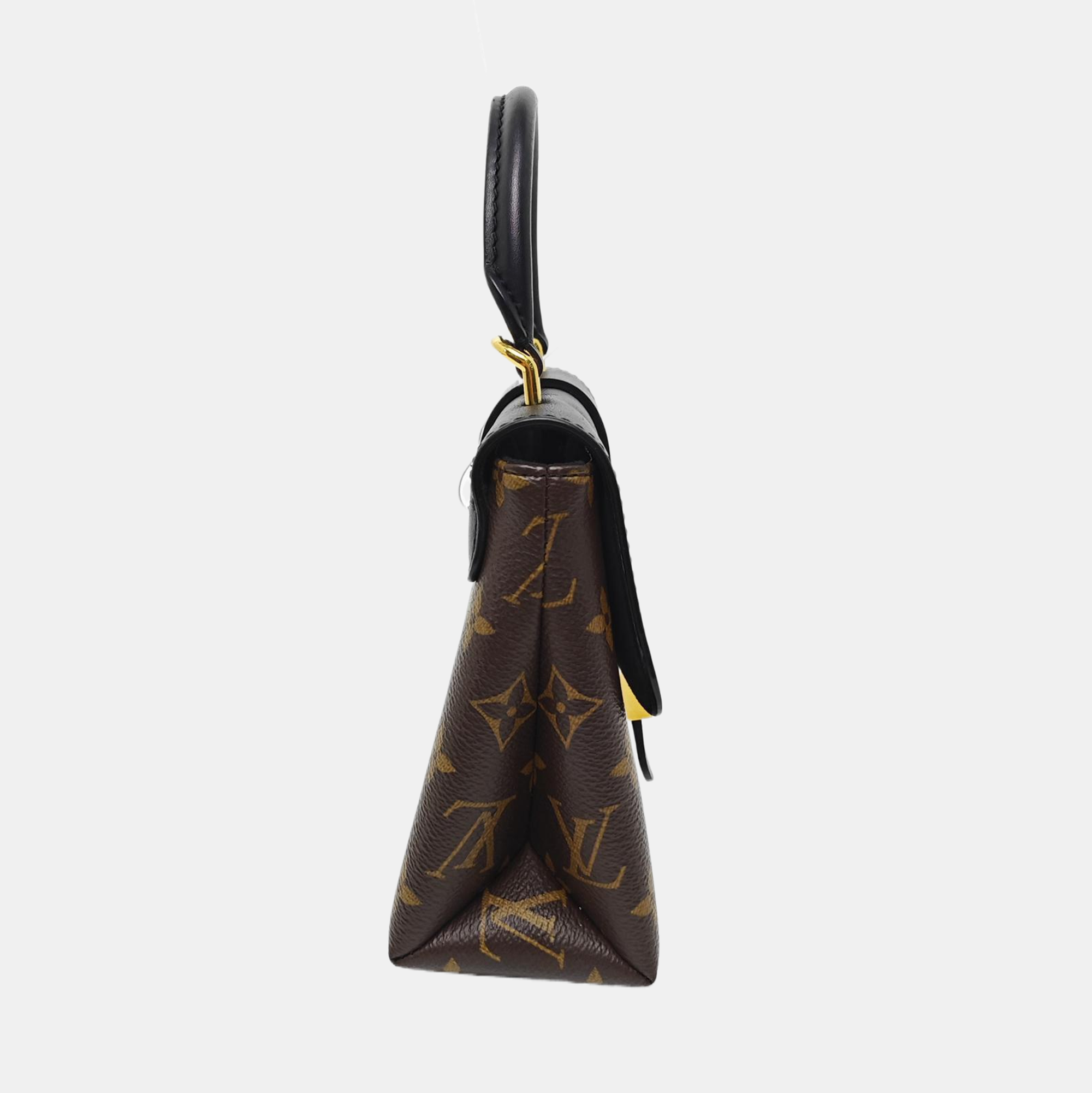 Authenticated pre-owned  LOCKY BB Monogram Coated Canvas Brown - Shoulder Bag at Looply