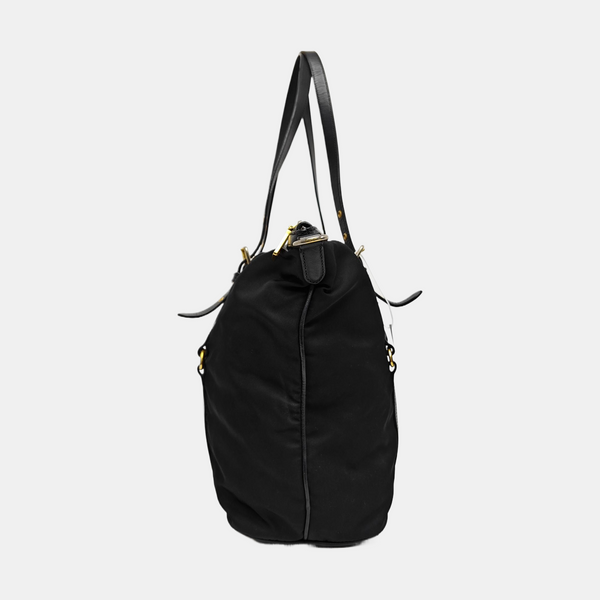 Nylon Tote Bag Black