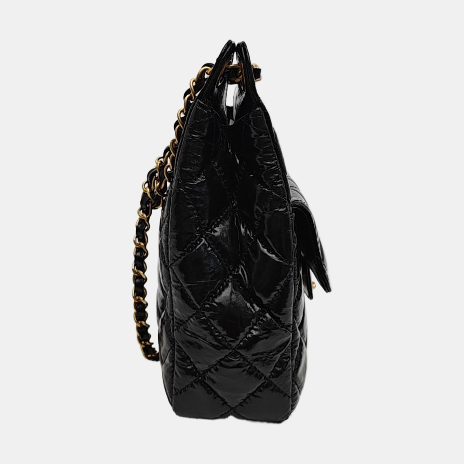 23C HOBO Medium Quilted Calfskin Black