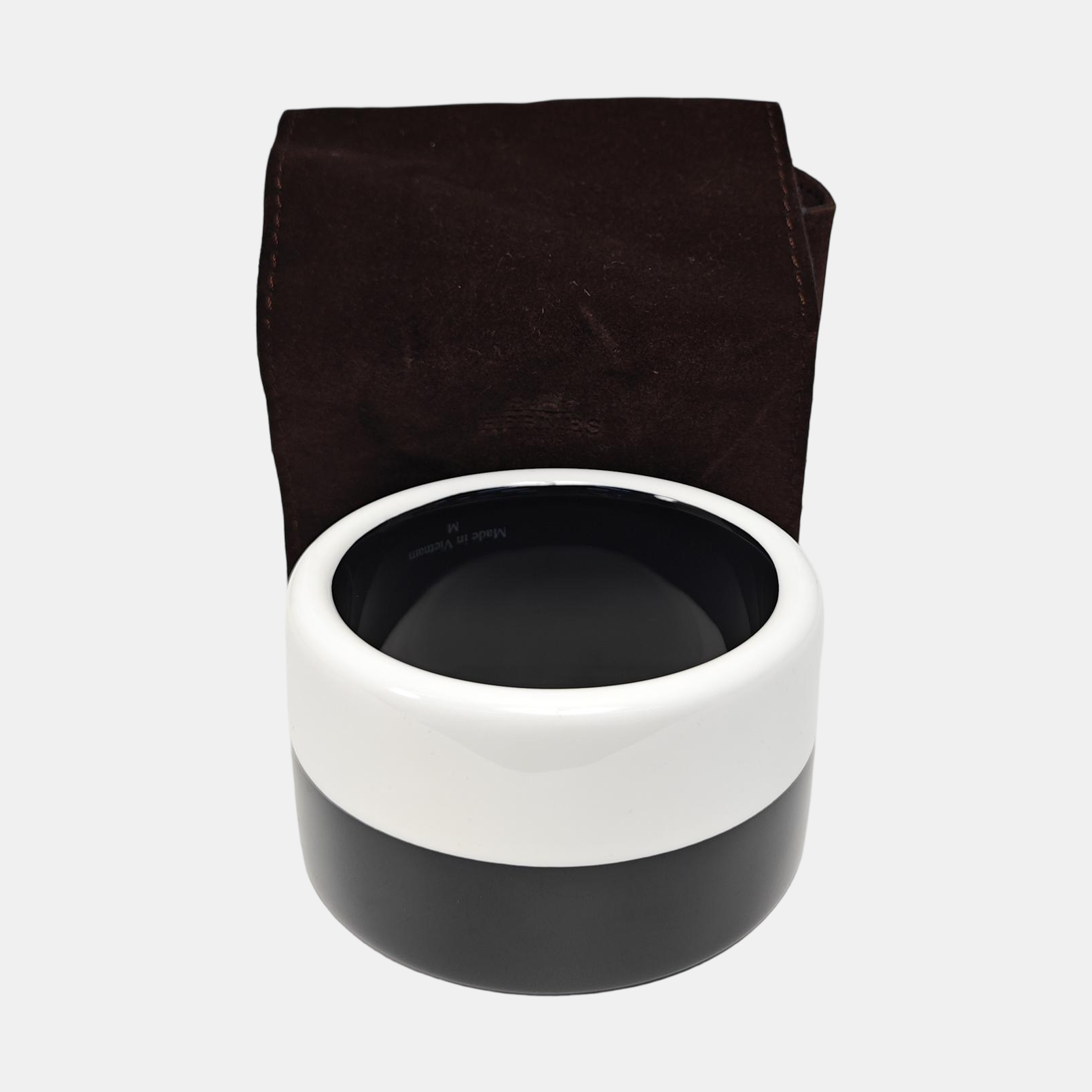 Synthetic Material White Bangle