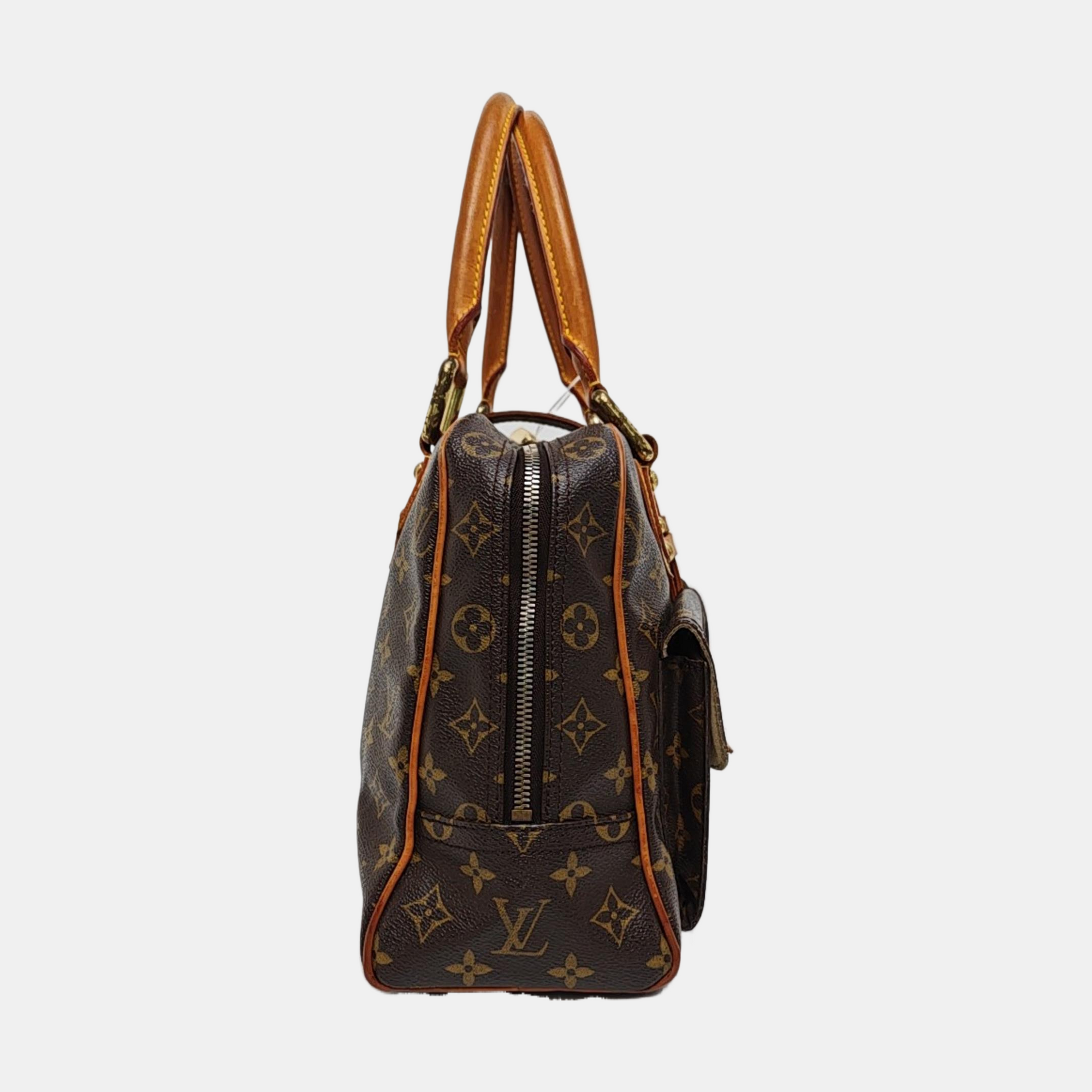 MANHATTAN GM Monogram Coated Canvas Brown