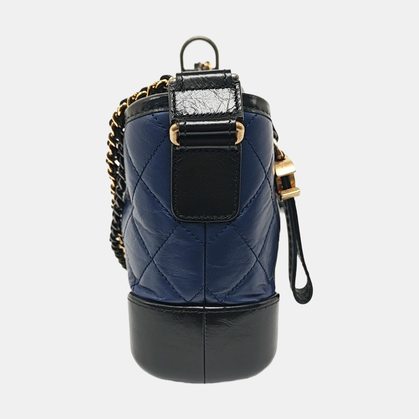 GABRIELLE Small Quilted Calfskin Blue