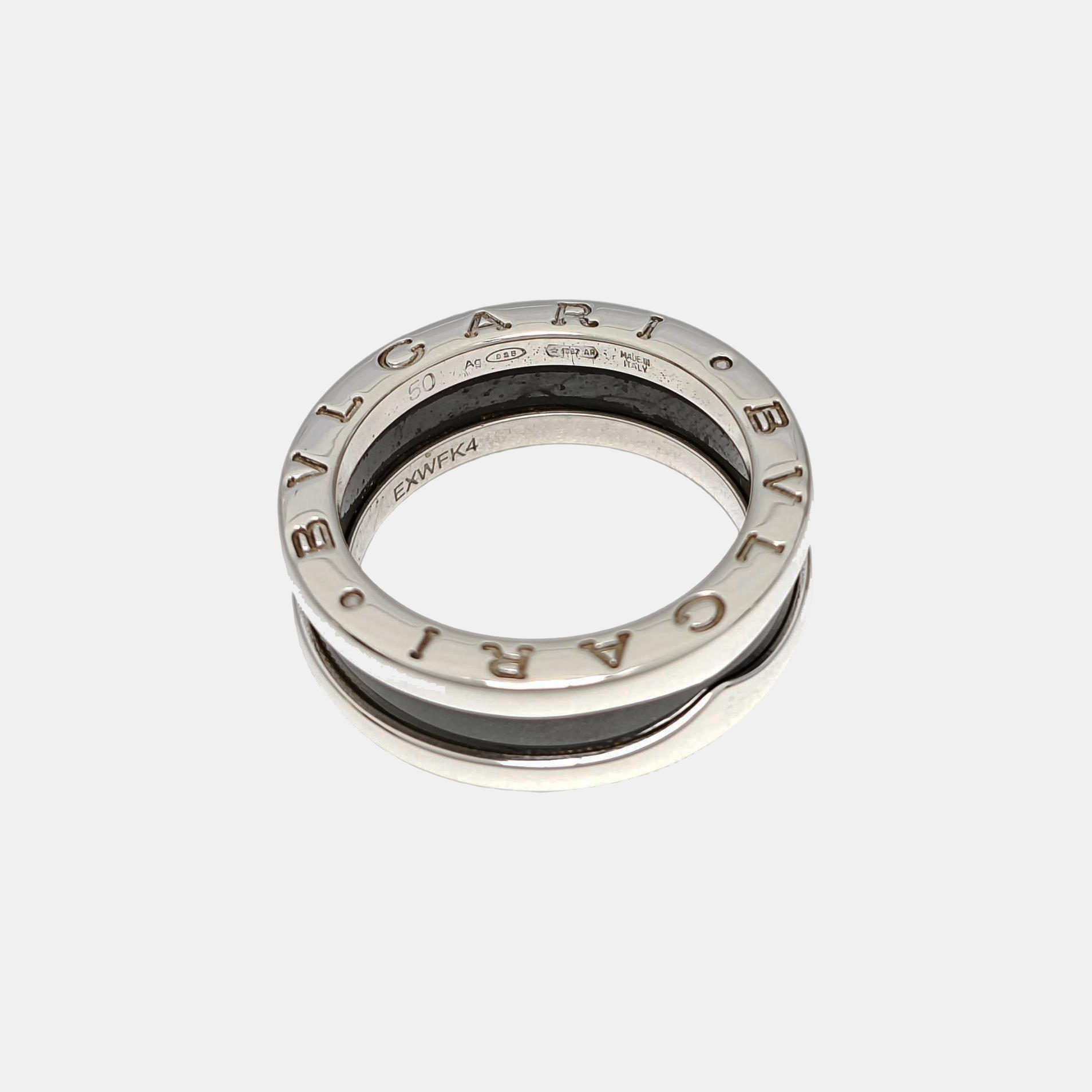 B.ZERO1 925 Sterling Silver Ring EU 50