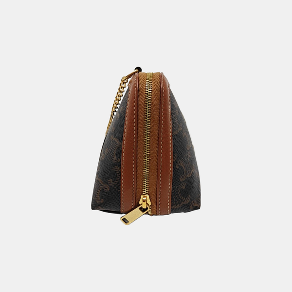 TRIOMPHE Mini Coated Canvas Brown