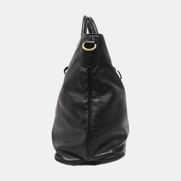 Calfskin Tote Bag Black