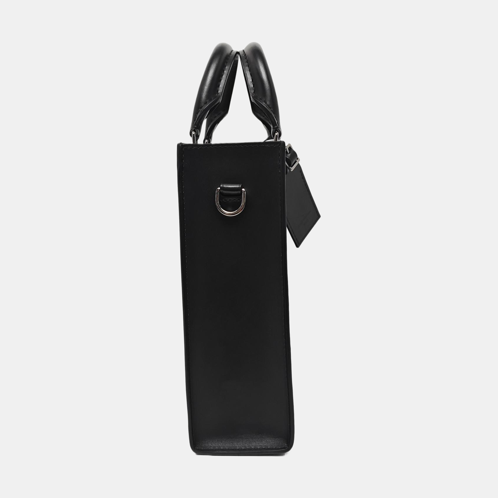 SAC PLAT Monogram Coated Canvas Black