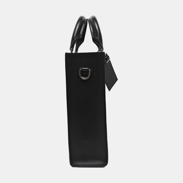 SAC PLAT Monogram Coated Canvas Black