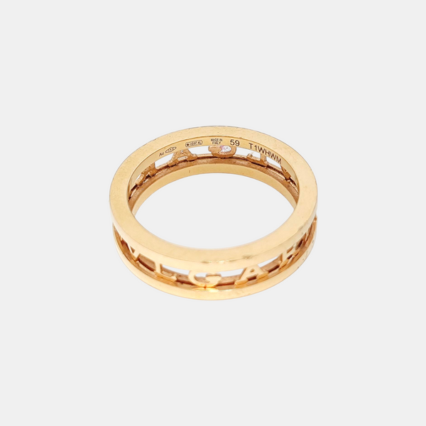 B.ZERO1 18k Rose Gold Ring EU 59