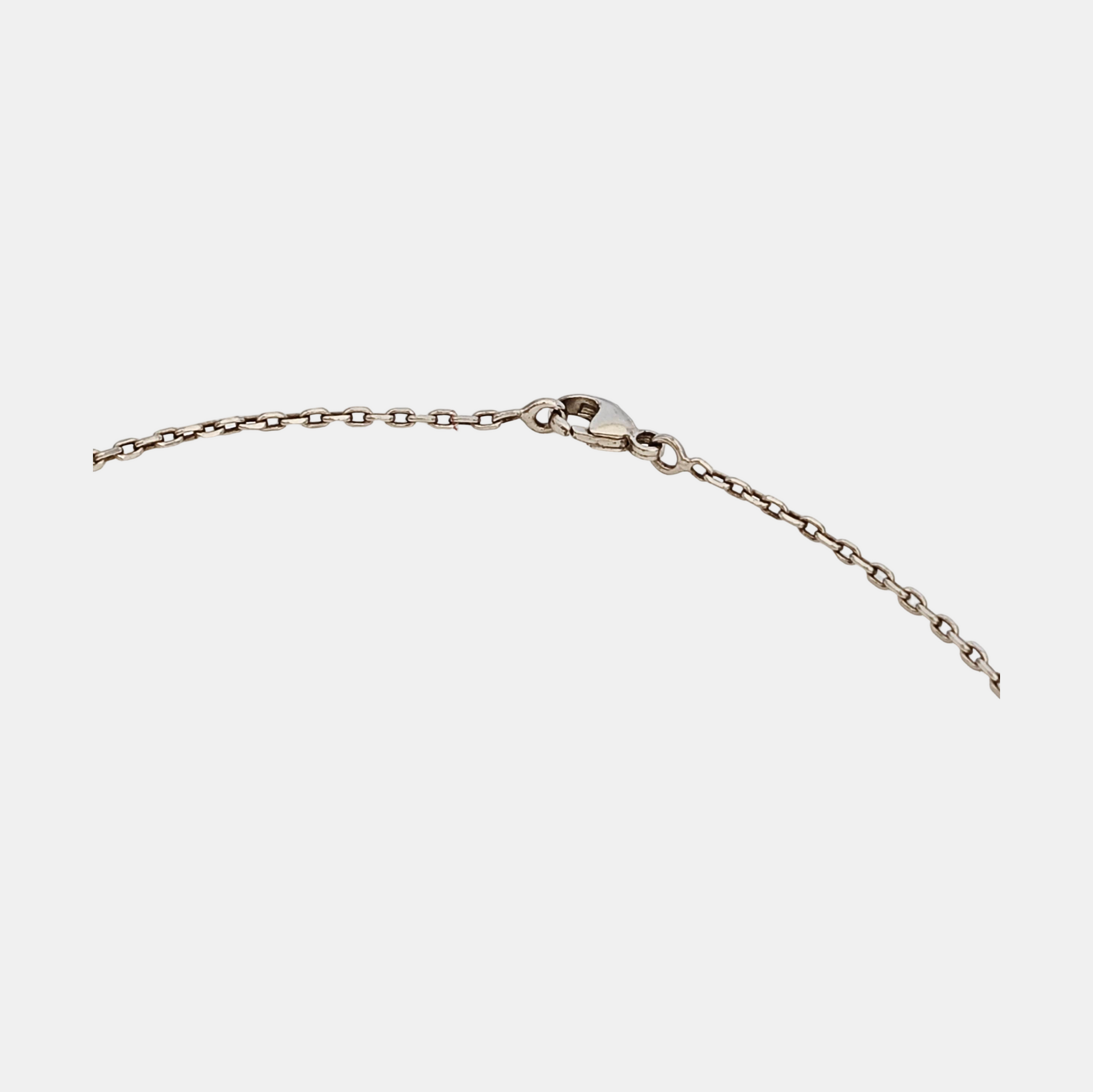 Pop H Metal Silver Necklace