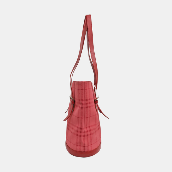 Special Material Shoulder Bag Red