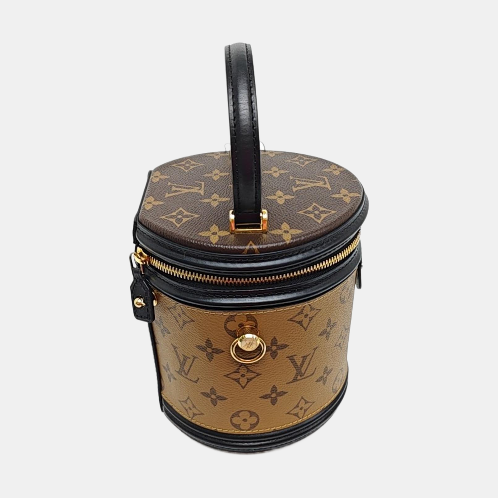 CANNES PM Monogram Coated Canvas Brown