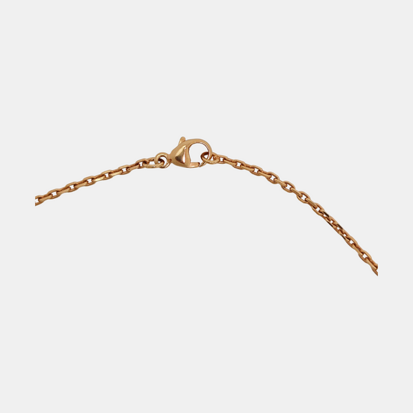 Pop H Metal Rose Gold Necklace