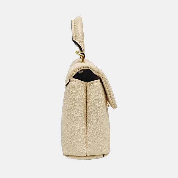 NANO MADELEINE Nano Monogram Calfskin Beige