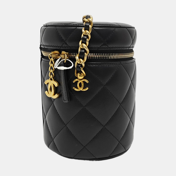 Quilted Lambskin Black