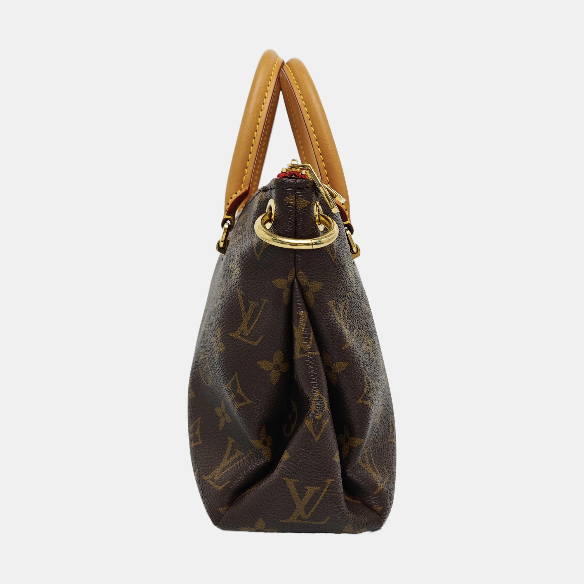 PALLAS BB Monogram Coated Canvas Brown