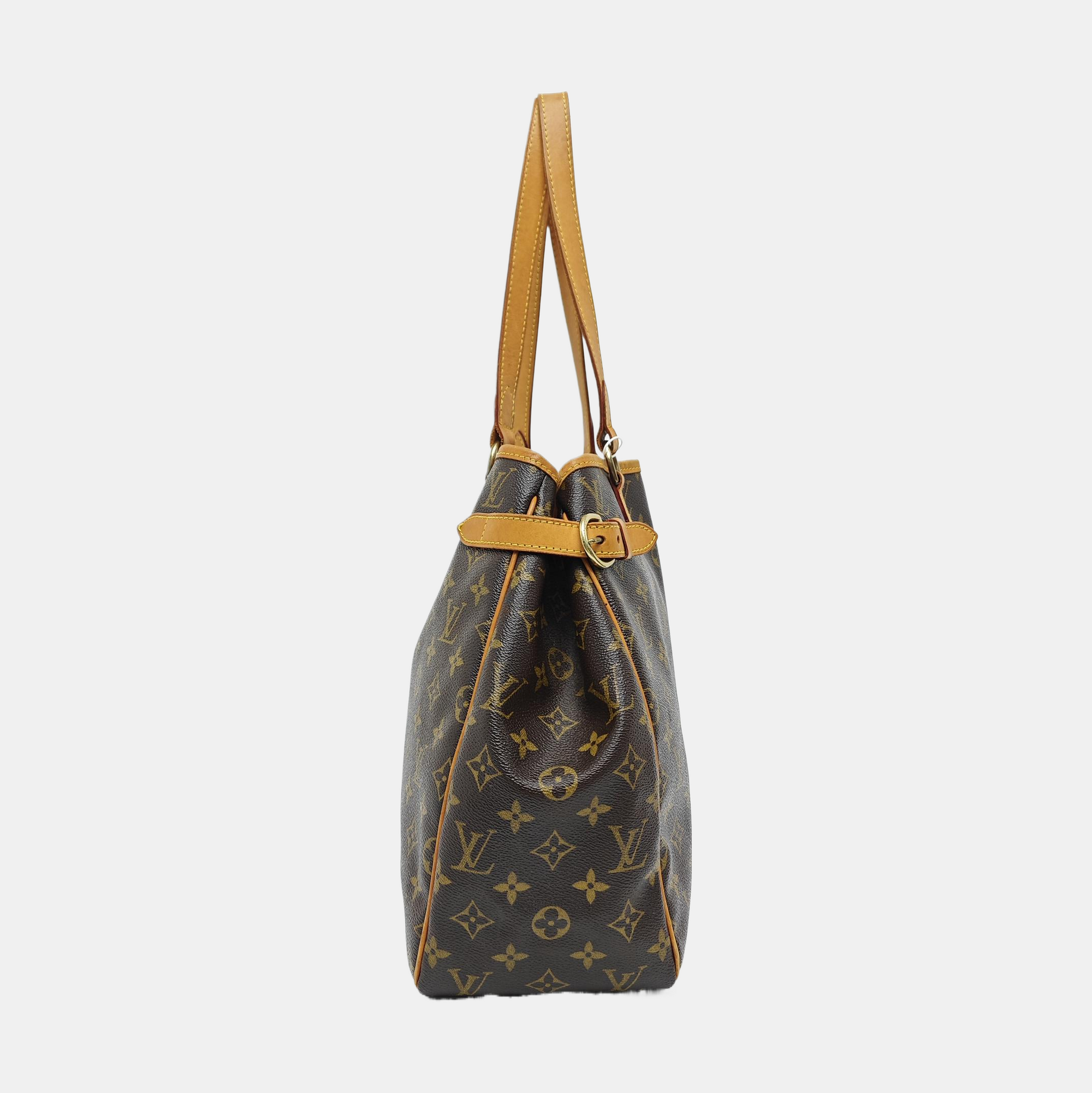 BATIGNOLLES MM Monogram Coated Canvas Brown
