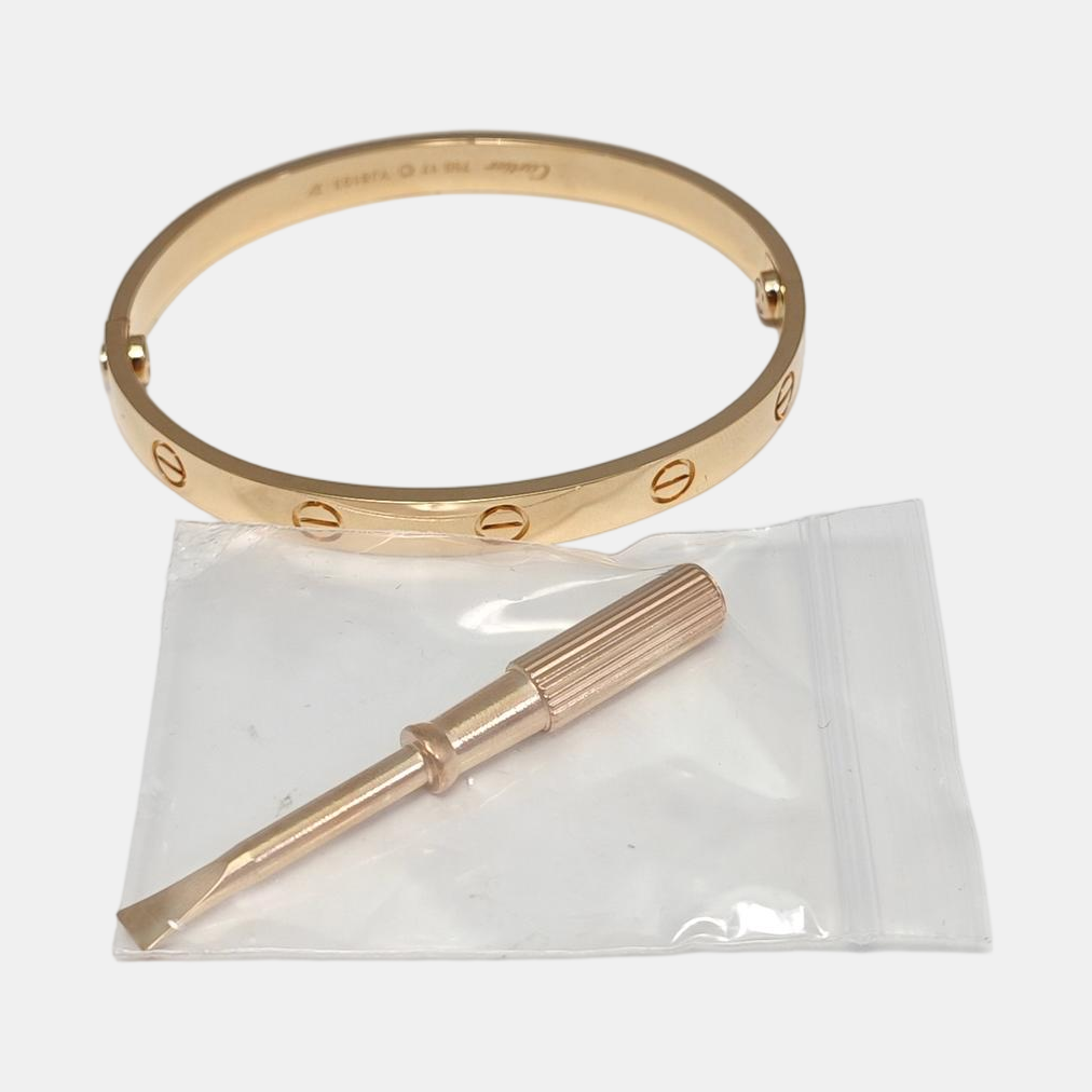 LOVE 18k Rose Gold Bangle