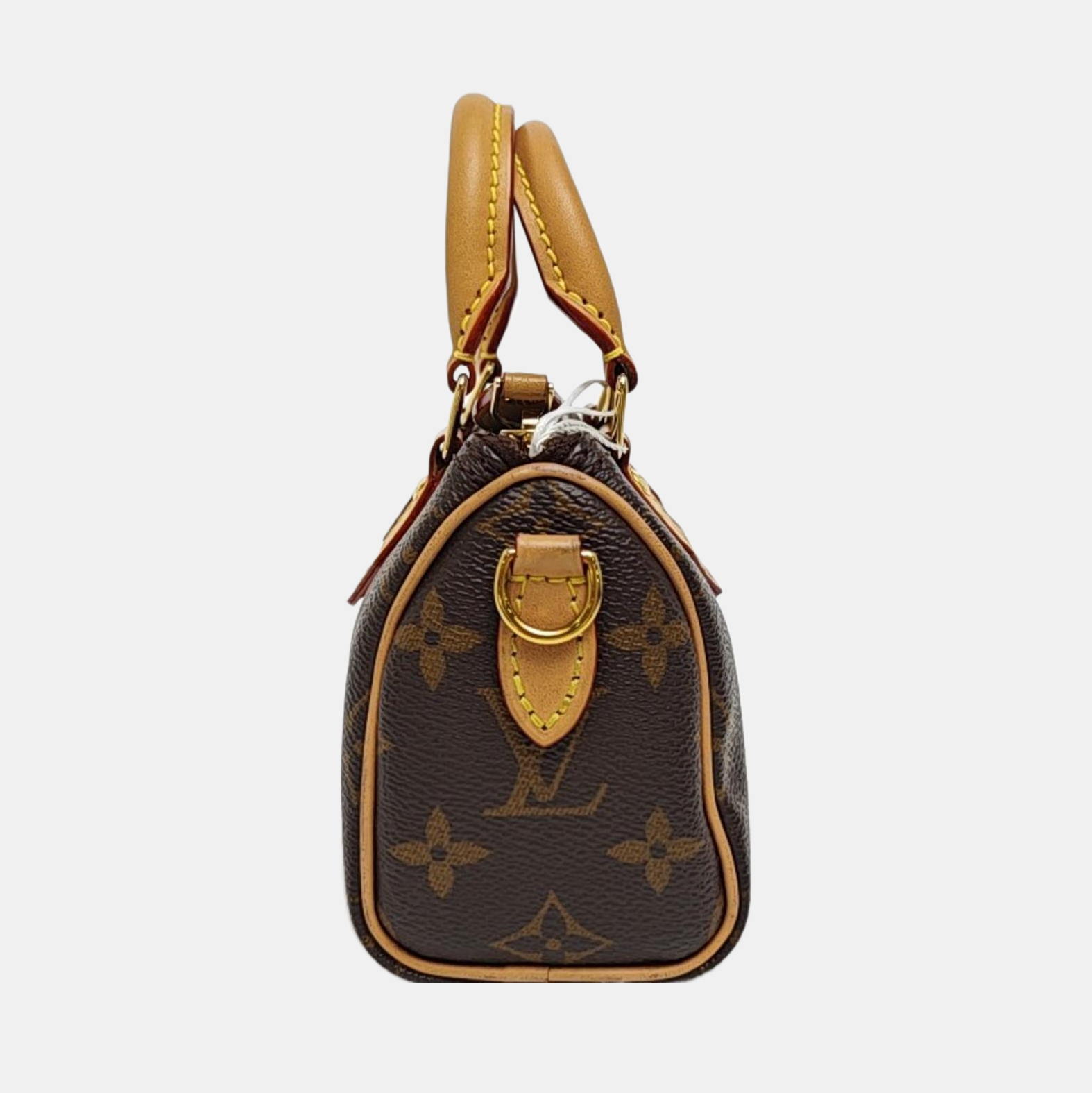 SPEEDY Nano Monogram Coated Canvas Brown